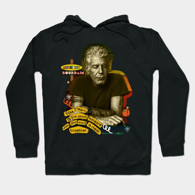 anthony bourdain Hoodie by Luna Lovers